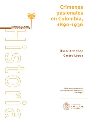 cover image of Crímenes pasionales en Colombia, 1890-1936